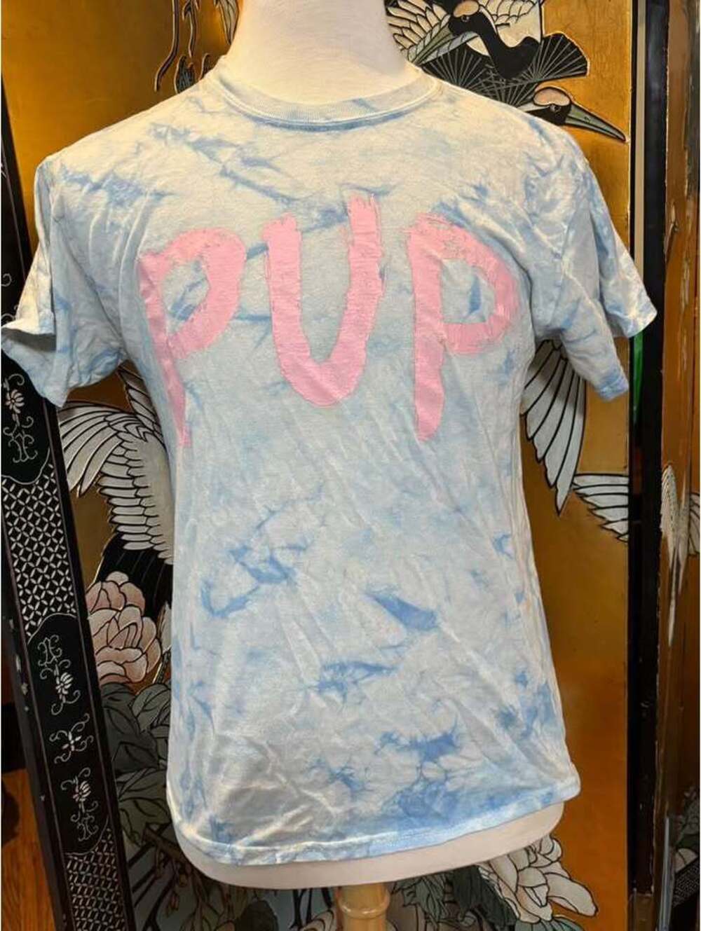 Pup the Band, tye-dye, men's medium